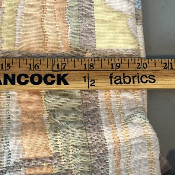 Vintage 70s 80s Pastel Pillow Sham Coastal Beach Theme by Revert Spain 26 x 20" - Picture 11 of 12